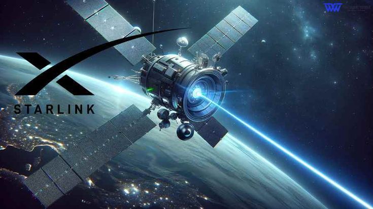 Starlink satellite illustration from the company asset library